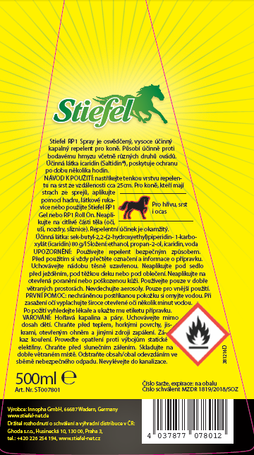 Repelent STIEFEL STOP RP1 PLUS- 500 ml 