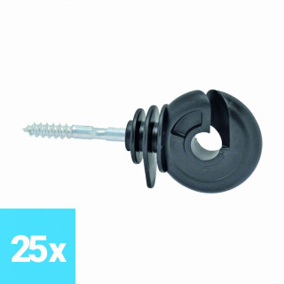 Izolátor plast kruhový - balení 25 kusů